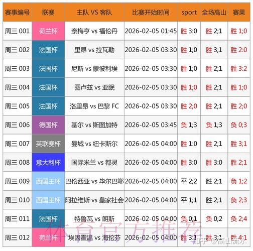 全方位分析与追踪的世界杯赛事比分统计平台
